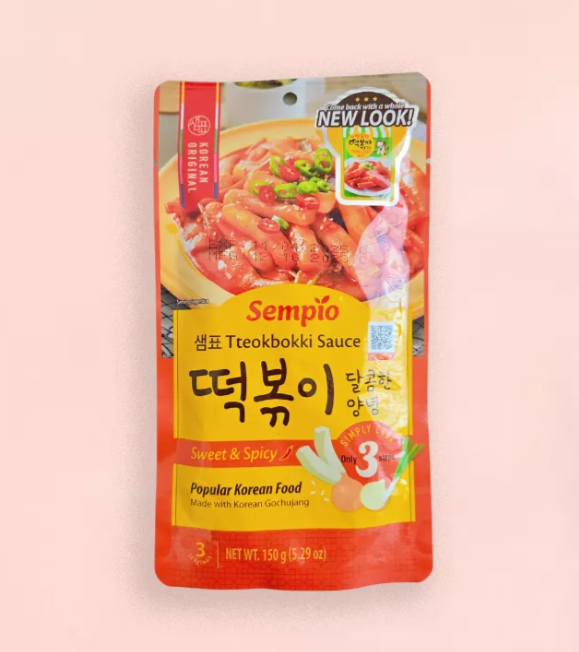 Sempio Tteokbokki(Rice Cake Sauce) 150G Servings of 3 (Sweet & Spicy)/샘표 떡뽁이 달콤한 양념 150g(3인분)